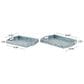 Maple and Jade 2-Piece Tray Set with Slot Handles in Polished Blue and Gray, , large