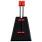 Arozzi Ancora Mouse Bungee with Snug Cord Holder, Rubber Feet, Extendable Spring, and Weighted for Stability - Black with Red Accents, , large