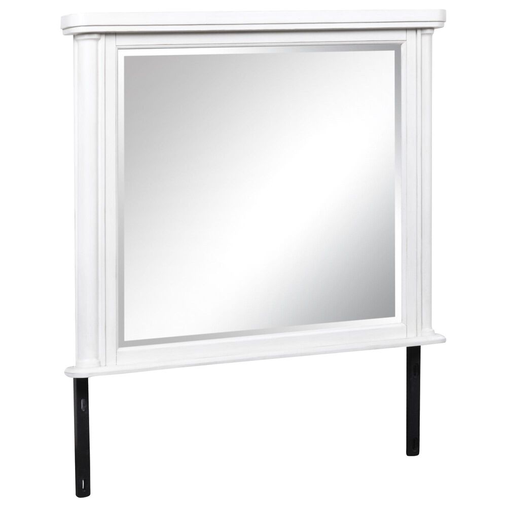 Ashley Rowlenstown 8-Drawer Dresser and Mirror in Antique White, , large
