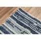 RIZZY Capri 7"6" x 9"6" Ivory and Blue Area Rug, , large