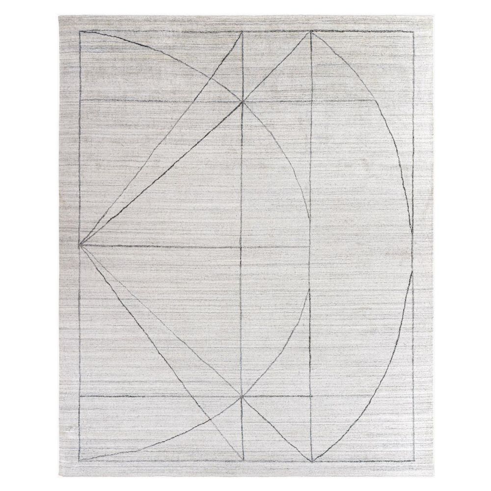 Surya Hightower Charcoal, White and Black 6&#39; x 9&#39; Area Rug, , large