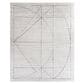 Surya Hightower Charcoal, White and Black 6" x 9" Area Rug, , large