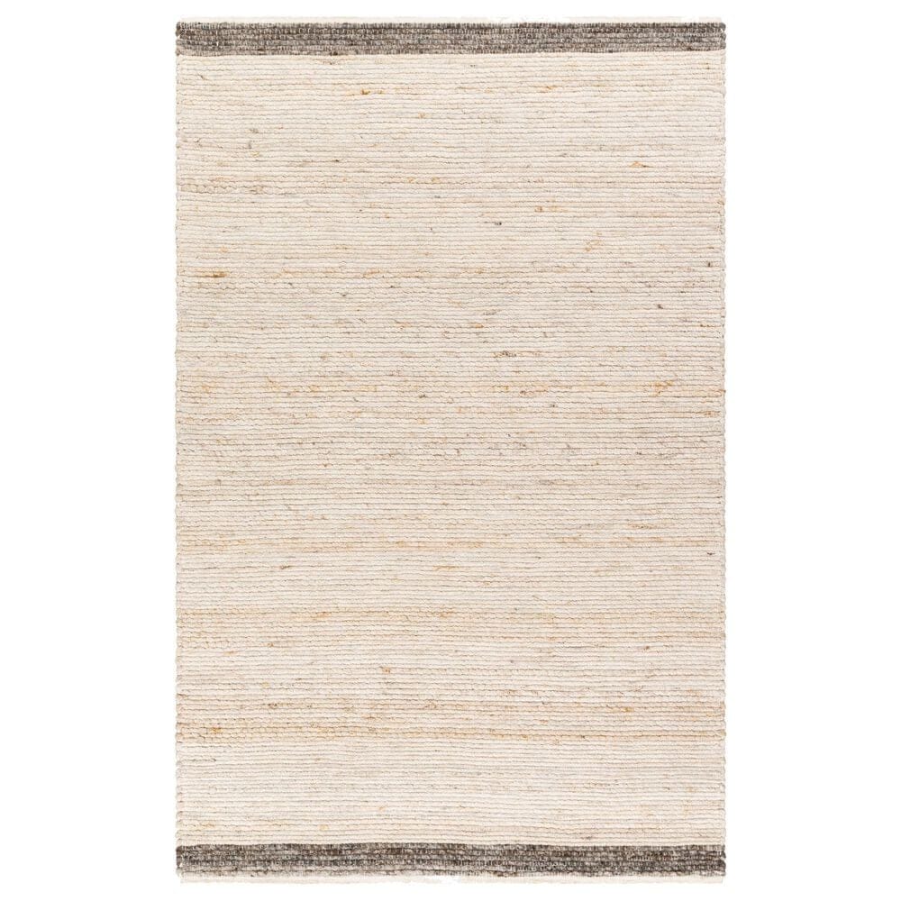 Surya Florentina Ivory and Medium Gray 10" x 14" Area Rug, , large