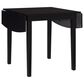 Linon Home Decor Torino Drop Leaf Dining Table in Black - Table Only, , large
