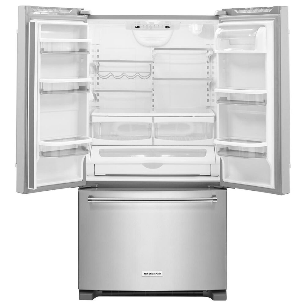 KitchenAid 25 Cu. Ft. French Door Refrigerator In Stainless Steel, , large