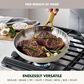 Green Pan Reserve Pro 8" Uncoated Open Frypan in Cream, , large
