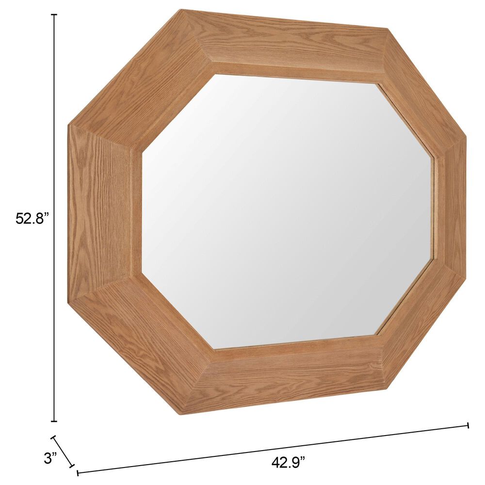 Zuo Modern Otekant Wall Mirror in Natural, , large