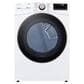 LG 4.5 Cu. Ft. Front Load Washer and 7.4 Cu. Ft. Gas Dryer with TurboWash 360 Laundry Pair in White, , large