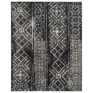 Safavieh Adirondack ADR111C 10" x 14" Black and Silver Area Rug, , large