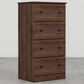 Lemoore Essentials 23" 4-Drawer Chest in Aspen Oak, , large