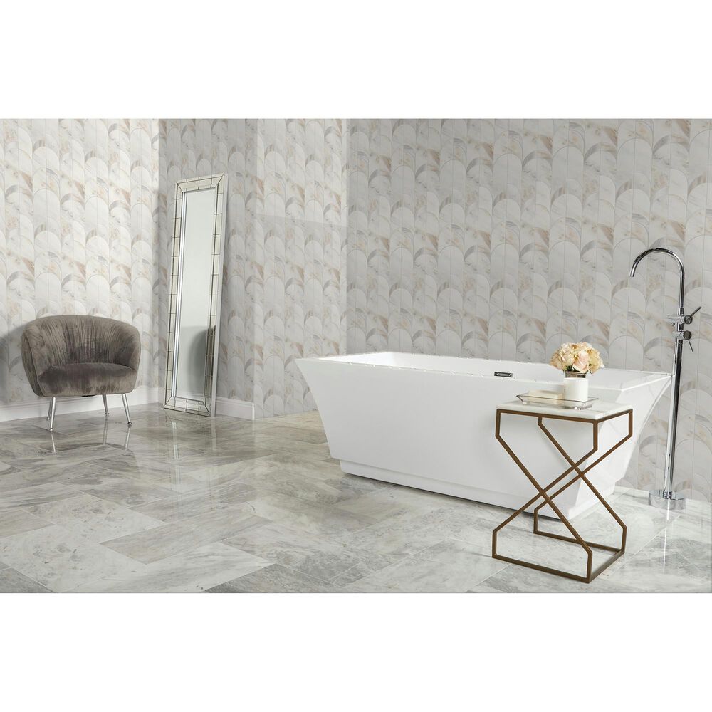 Dal-Tile Gamma Bella 8&#39;&#39; X 19&#39;&#39; ARCHWAY Natural Stone Mosaic Sheet, , large