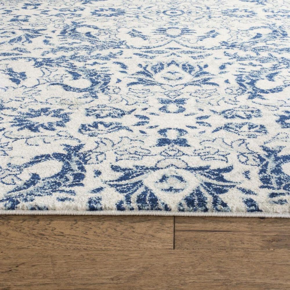 Safavieh Evoke EVK238C 2&#39;2&quot; x 9&#39; Ivory and Blue Runner, , large