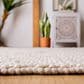 Safavieh Natura 10" x 14" Ivory and Pink Area Rug, , large