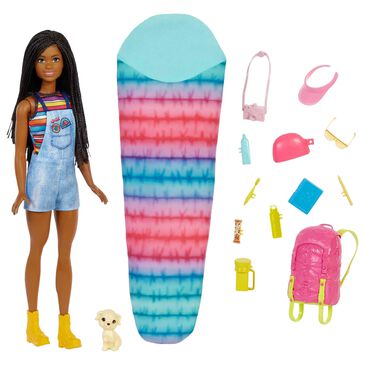 Barbie Brooklyn Camping Doll with Puppy, , large