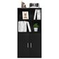 HOMLUX 4-Tier Open Shelf Display Bookcase in Black Oak, , large