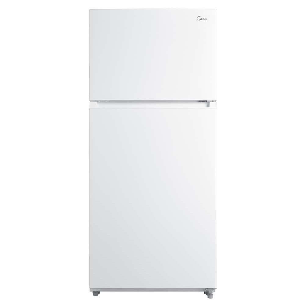 Midea 18 Cu. Ft. Top-Freezer Refrigerator with Humidity-Controlled Crisper Bins in White, , large