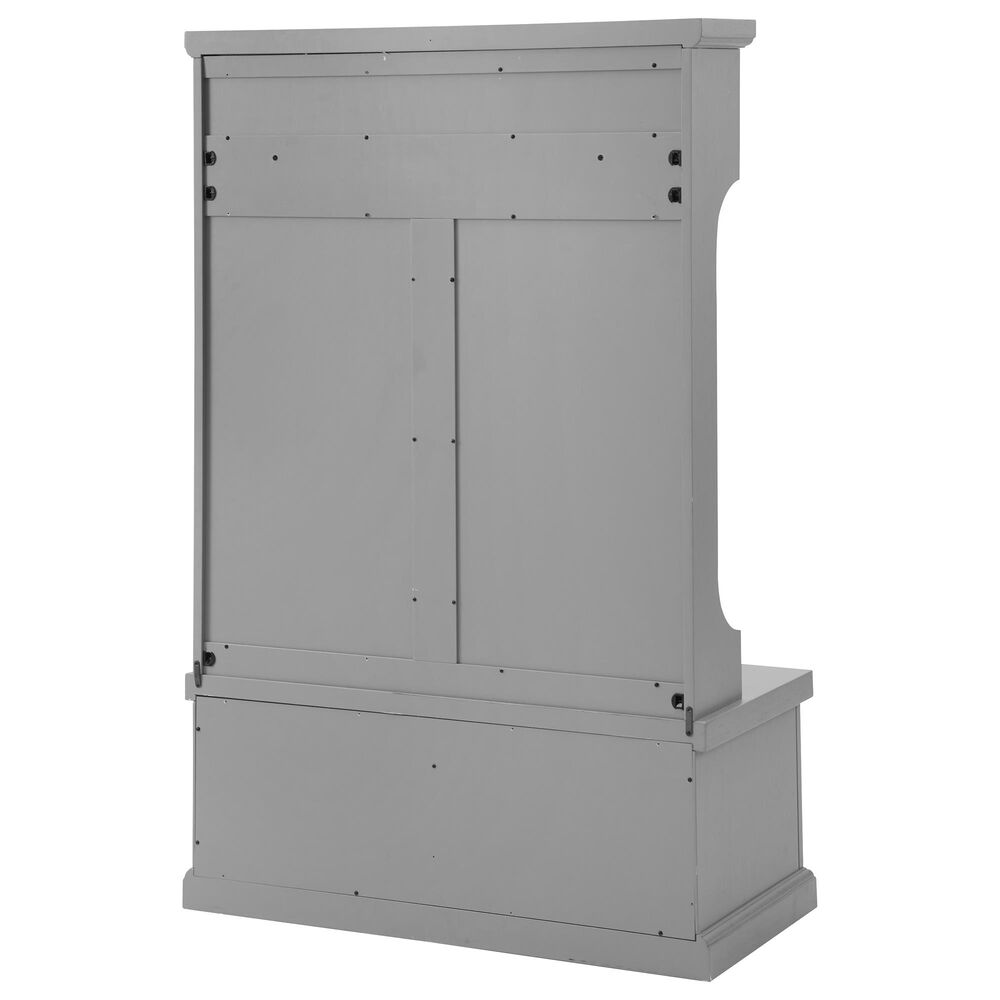 Crosley Furniture Seaside Hall Tree in Distressed Gray, , large