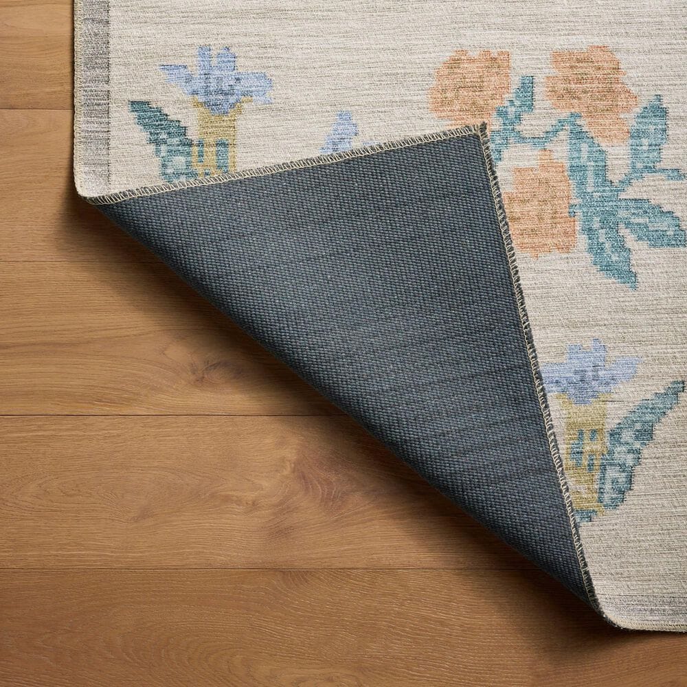 Rifle Paper Co. x Loloi Rosa Hawthorne 2&#39; x 5&#39; Cream Runner, , large