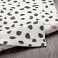Surya Moroccan Shag MCS-2307 2" x 3" Black and White Area Rug, , large
