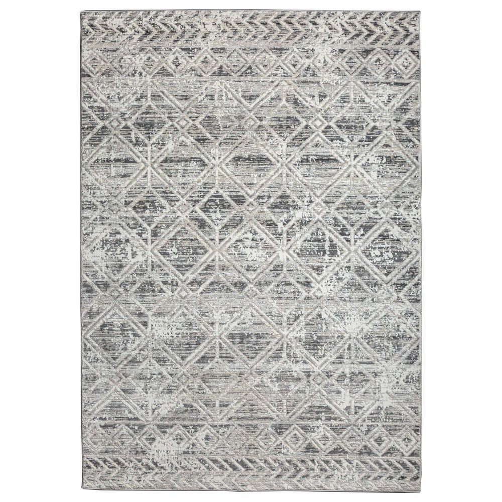 Radici USA Livigno Southwestern 7"10" x 10"6" Grey Area Rug, , large