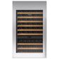 Sub Zero Integrated 30" Tall Wine Storage Door Panel with Tubular Handle in Stainless Steel, , large