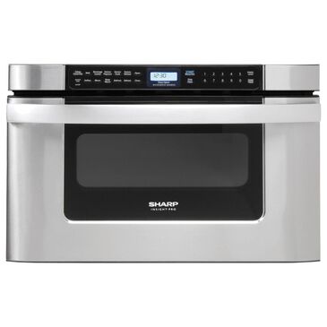 Sharp 24" "Easy Open" Microwave Drawer in Stainless Steel, , large