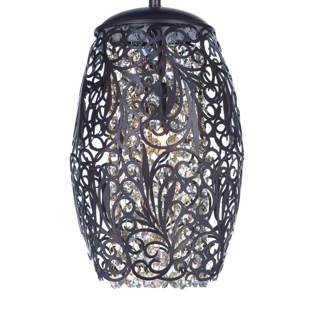 Maxim Lighting Arabesque 1-Light Mini Pendant in Oil Rubbed Bronze, , large