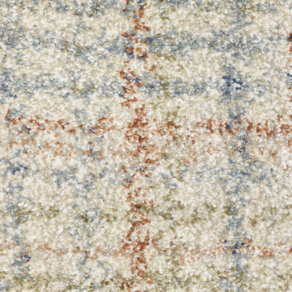 ROW by Oriental Weavers Gemma Plaid Blue and Rust 7'10" x 10' Area Rug, , large