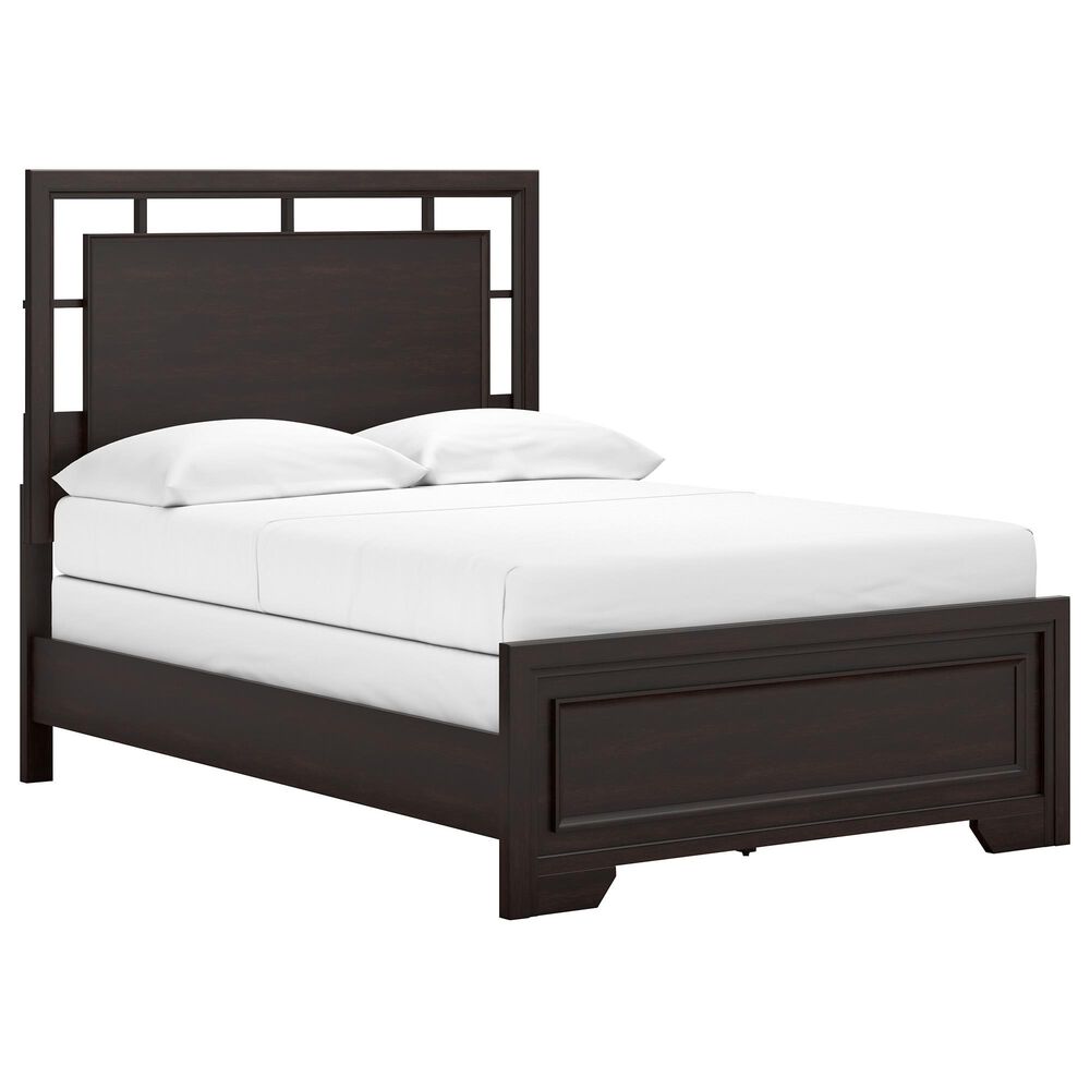 Ashley Covetown 4-Piece Full Bedroom Set in Dark Brown, , large