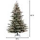 The Gerson Company 7.5" Natural Cut Northwood Fir Christmas Tree in Green, , large