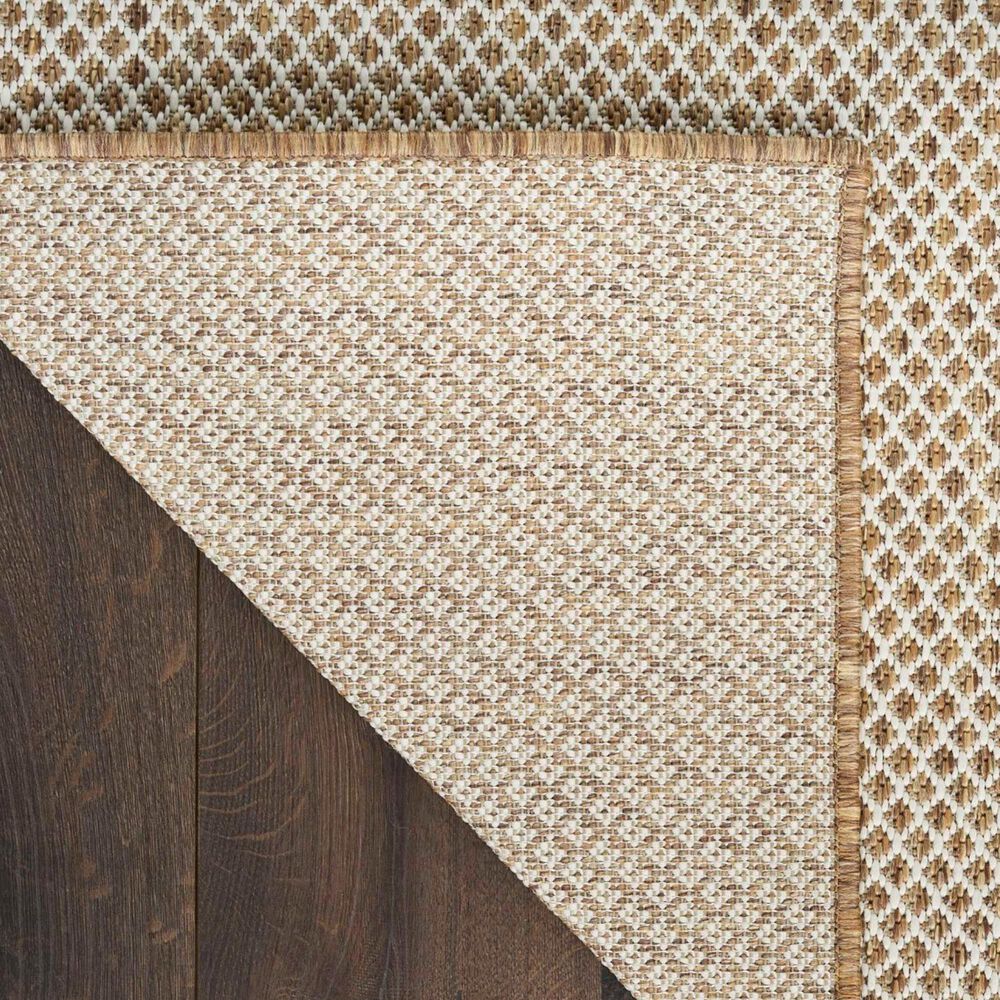 Nourison Courtyard Jute and Ivory 6&#39; x 9&#39; Indoor/Outdoor Area Rug, , large