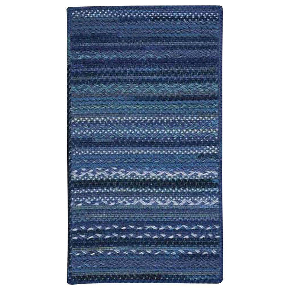 Capel Bayview 0036-470 5"6" Round Twilight Blue Area Rug, , large