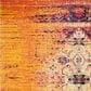 Safavieh Monaco MNC209H-5R 5" Round Orange/Multi Area Rug, , large