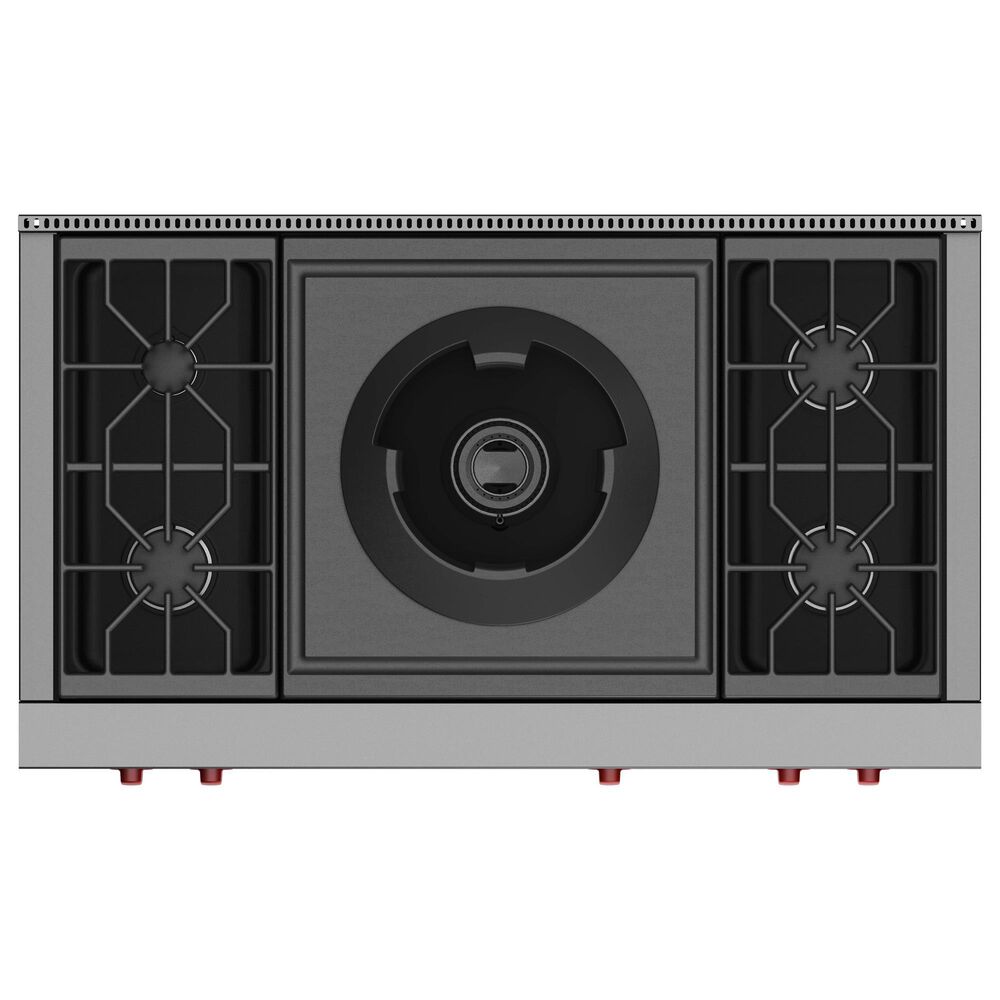 Wolf Appliances 48" Natural Gas Sealed Burner Rangetop in Stainless Steel, , large