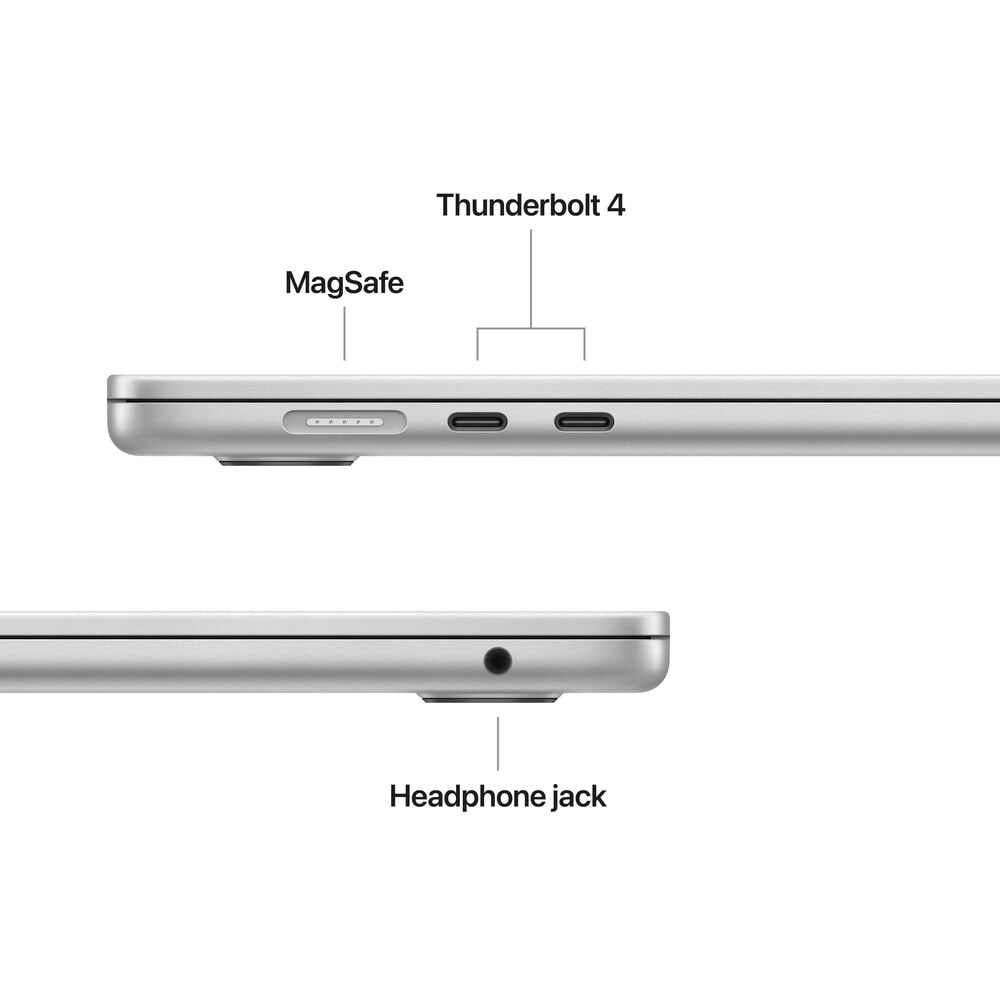Apple MacBook Air 15-inch Laptop M4 chip - 10 Core CPU - 10 Core GPU - 16GB Memory - 256GB SSD - Silver &#40;Latest Model&#41;, , large
