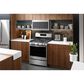 GE Profile 5.6 Cu. Ft. Smart Free-Standing Gas Range and 2.1 Cu. Ft. Over-the-Range Sensor Microwave Oven in Fingerprint Resistant Stainless Steel, , large
