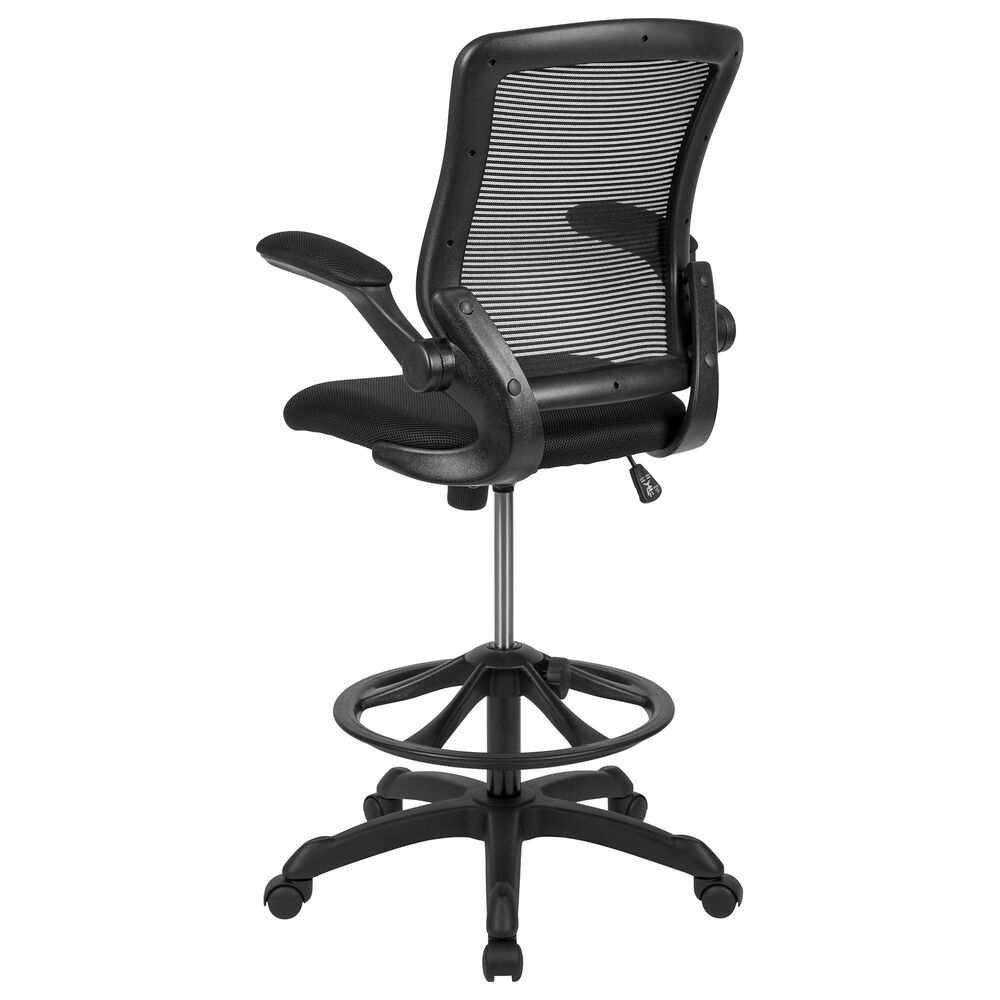 Flash Furniture Drafting Chair in Black, , large