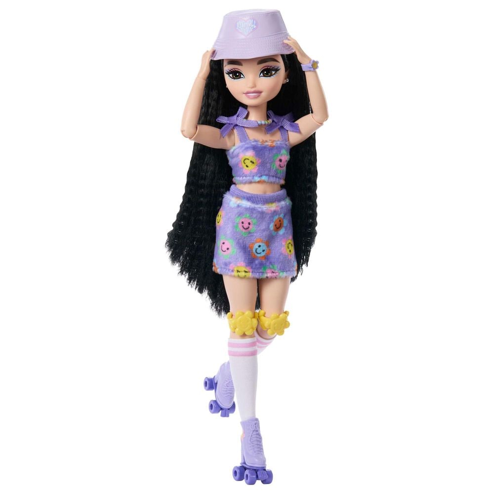 Barbie Renee Skater Doll with Accessories in Purple, White, Pink and Black, , large
