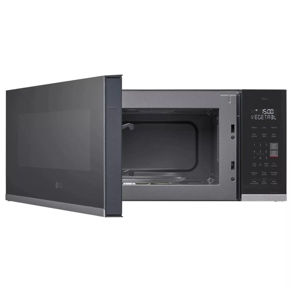 LG 1.3 Cu. Ft. Smart Low Profile Over-the-Range Microwave Oven in Fingerprint Resistant Stainless Steel, , large