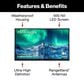 Furrion Aurora 50" Class Full Shade 4K UHD LED - Outdoor Smart TV with Full Motion Mount in Black, , large