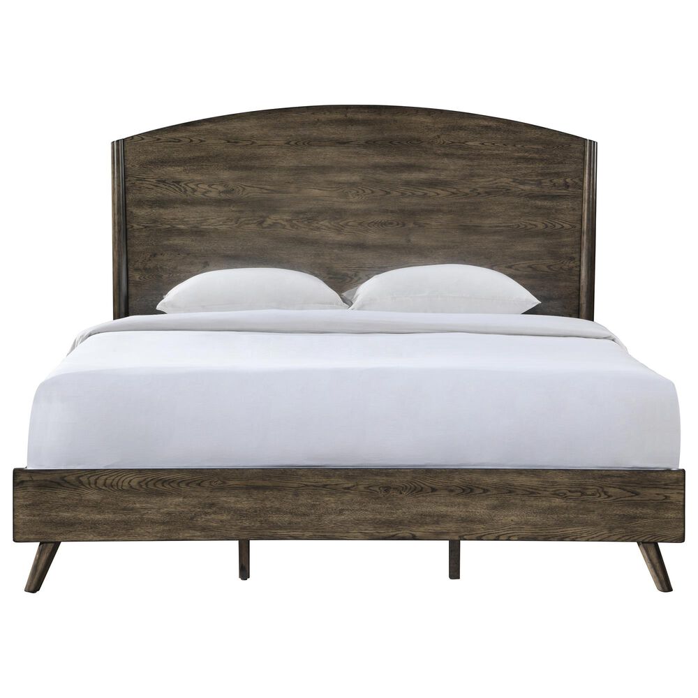 New Heritage Design Rex California King Panel Bed in Walnut, , large