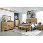 Ashley Galliden Dresser and Mirror in Light Brown, , large