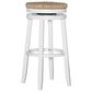 Linon Home Decor Morgan Swivel Bar Stool in White, , large