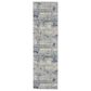 Nourison Rustic Textures Ivory, Deep Blue and Grey 2"2" x 7"6" Runner, , large