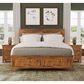 A-America Bandalier King Bed with Two Nightstands in Warm Russet, , large