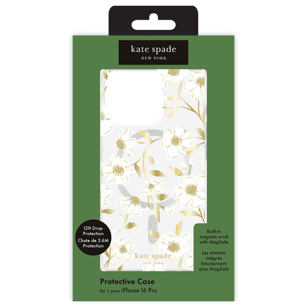 Kate Spade Protective MagSafe Case for Apple iPhone 16 Pro in Sunshine Floral, , large