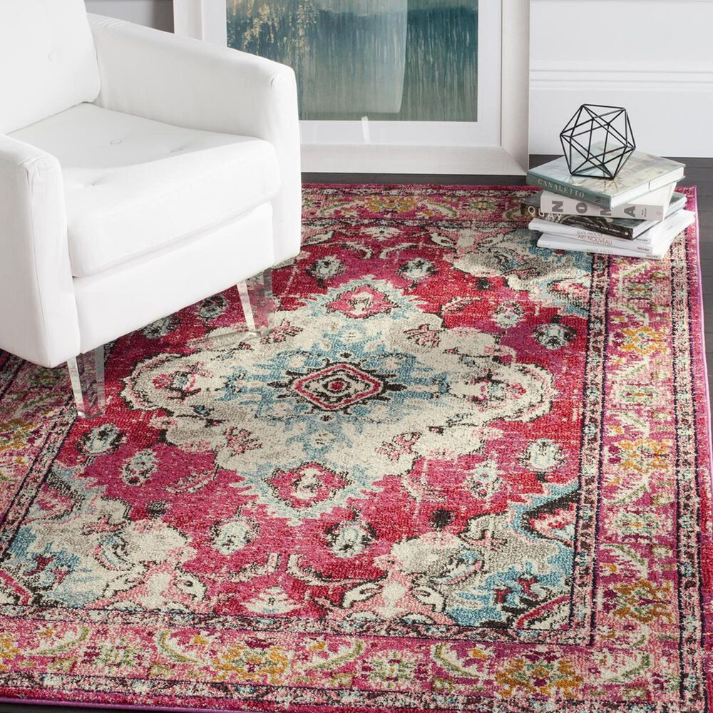Safavieh Monaco MNC243D-10 10&#39; x 14&#39; Pink/Multi Area Rug, , large