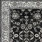 Amer Rugs Alexandria 4" x 6" Black and Ivory Area Rug, , large