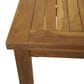 Maple and Jade Outdoor End Table in Oiled Brown, , large
