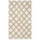 Safavieh Dallas Shag SGD258B-3 3" x 5" Ivory/Beige Area Rug, , large